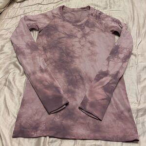 Lululemon Swiftly Tie-Dye Long Sleeve Shirt